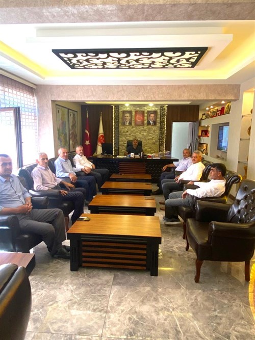 Sulusaray Belediye Başkanı, Derinkuyu İl Genel Meclis Üyemiz ve Muhtarlarımız Genel Sekreterimizi Ziyaret Etti.
