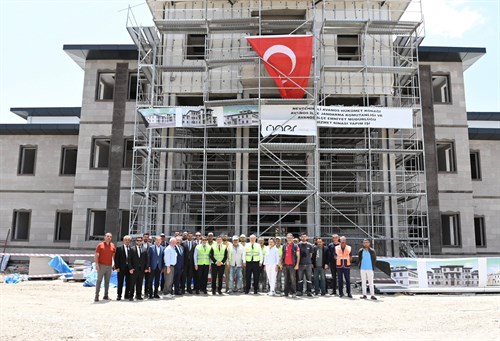 Sayın Valimiz Ali FİDAN Avanos Hükümet Konağı Yapım Çalışmalarını Yerinde İnceledi.
