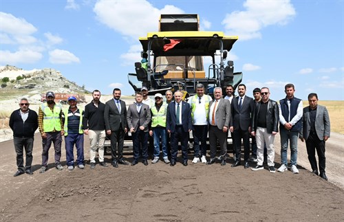 Avanos-Göreme Yolu Sıcak Asfaltla Kaplanıyor